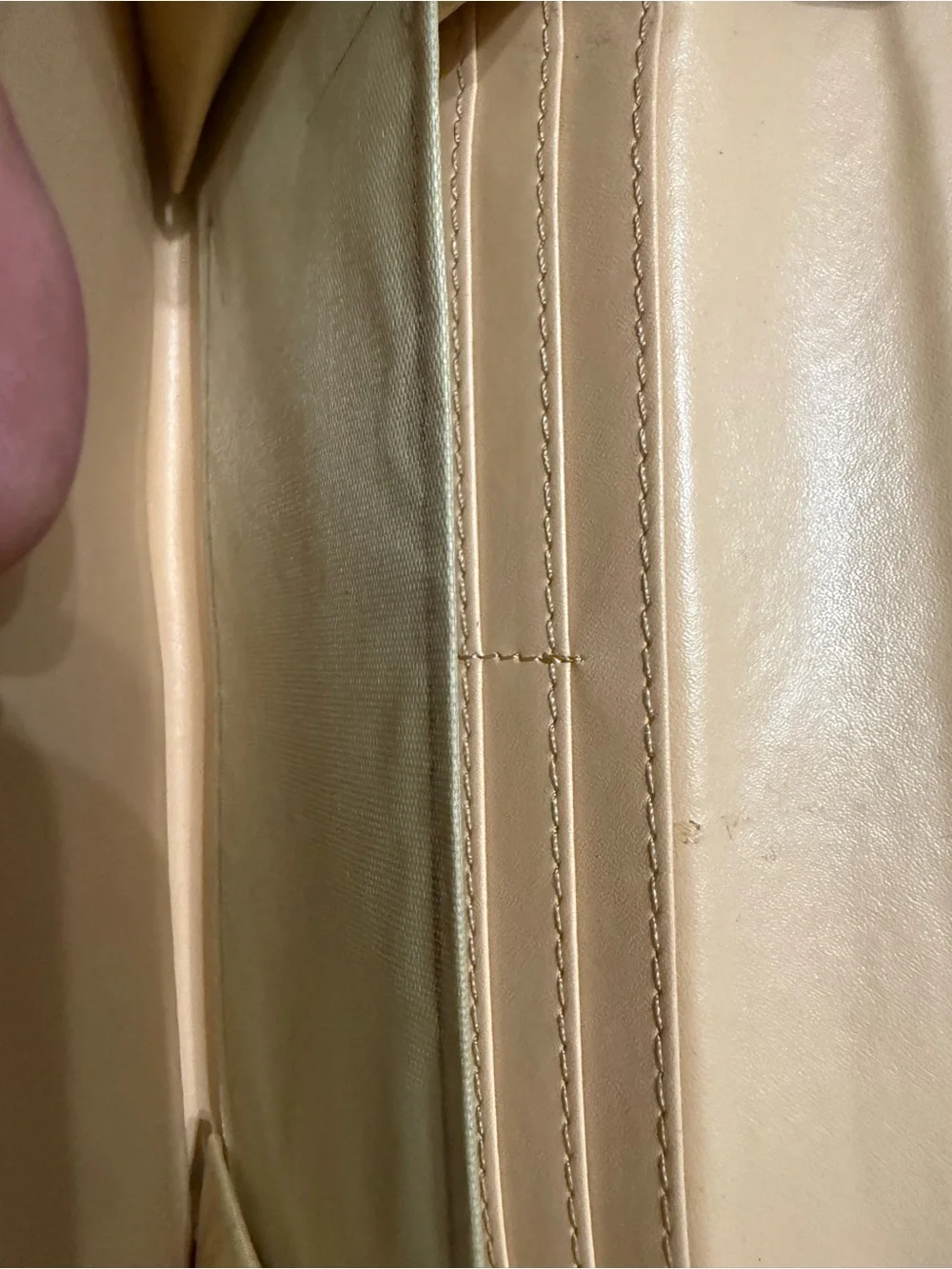 Michael Kors Beige and White Logo Wallet